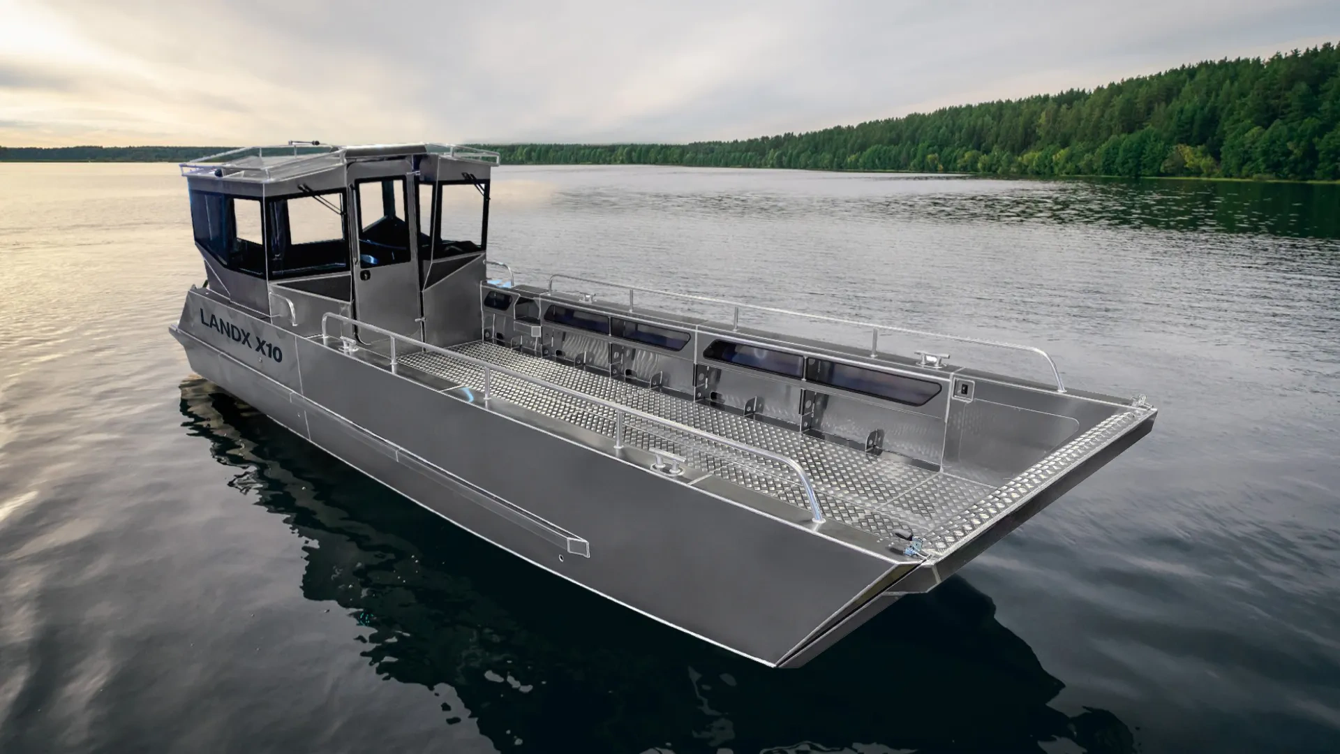 LandX X10 Aluminium Boat