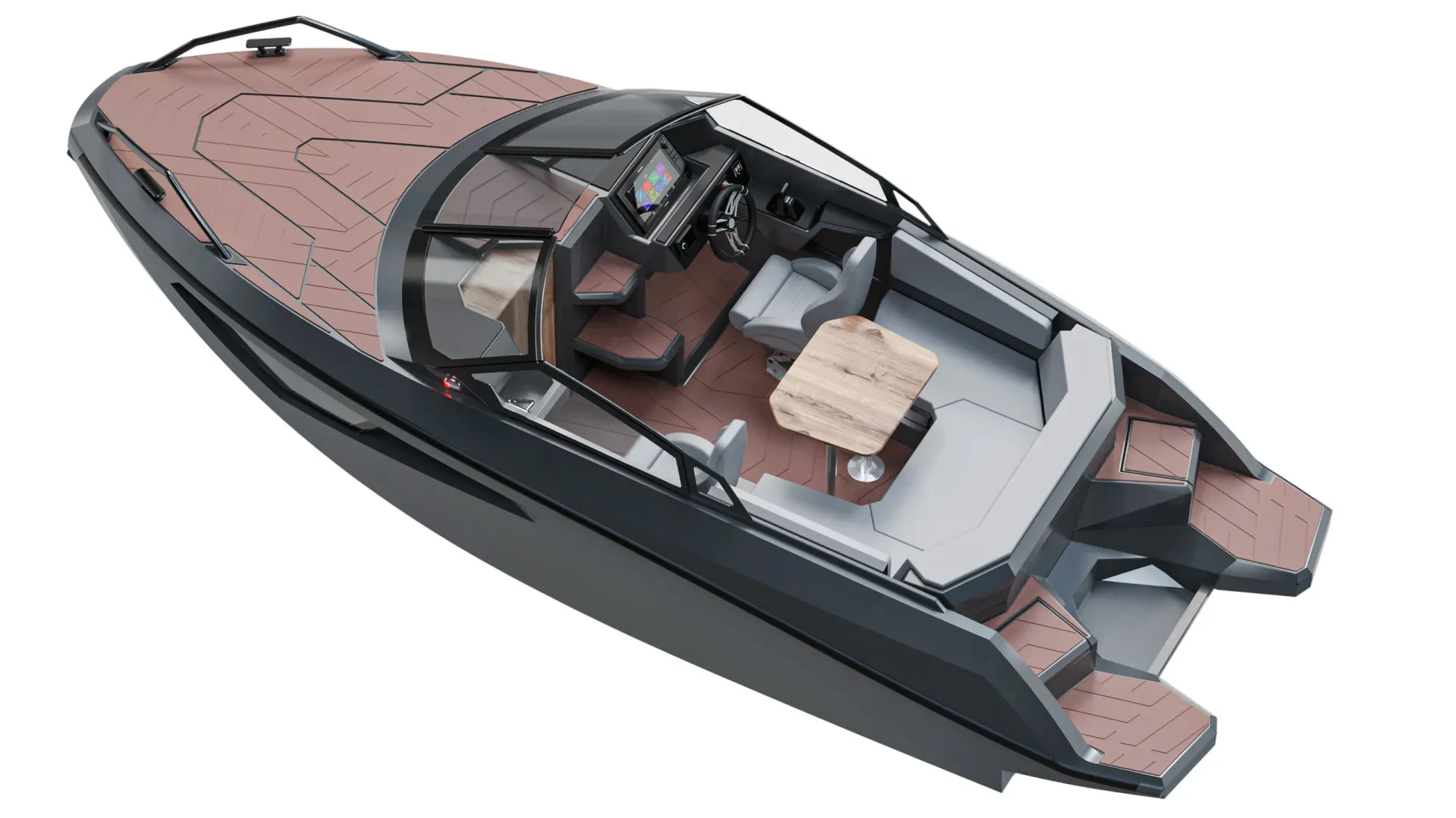 Reval Grade G7 Boat Overhead View